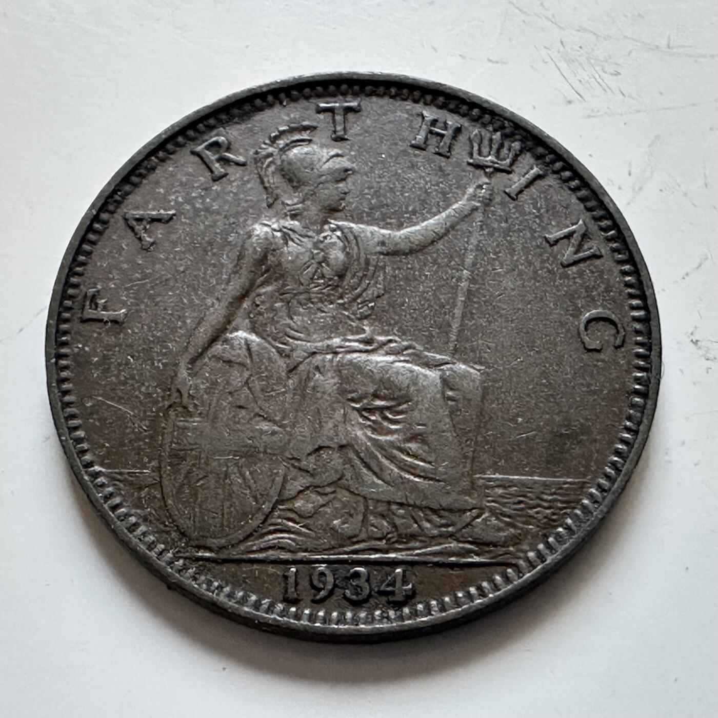 🌹外币初藏🌹🐯2025年第139场  每周二四六晚8️⃣点 接代拍 英国1934年一法新