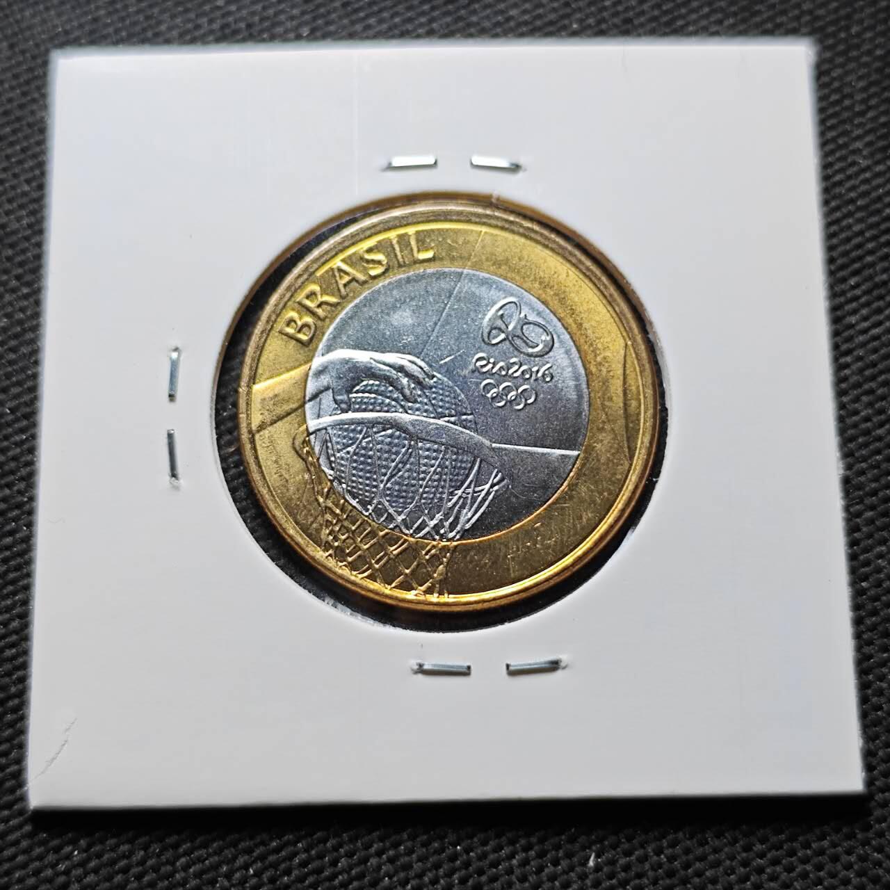 KK钱币收藏小铺 第376期  2月预留时间 周末发货  巴西1瑞尔双色币