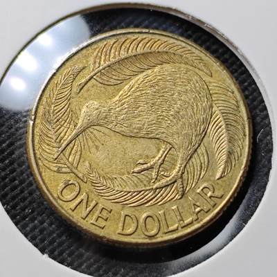 KK钱币收藏小铺 第376期  2月预留时间 周末发货 -  新西兰1元