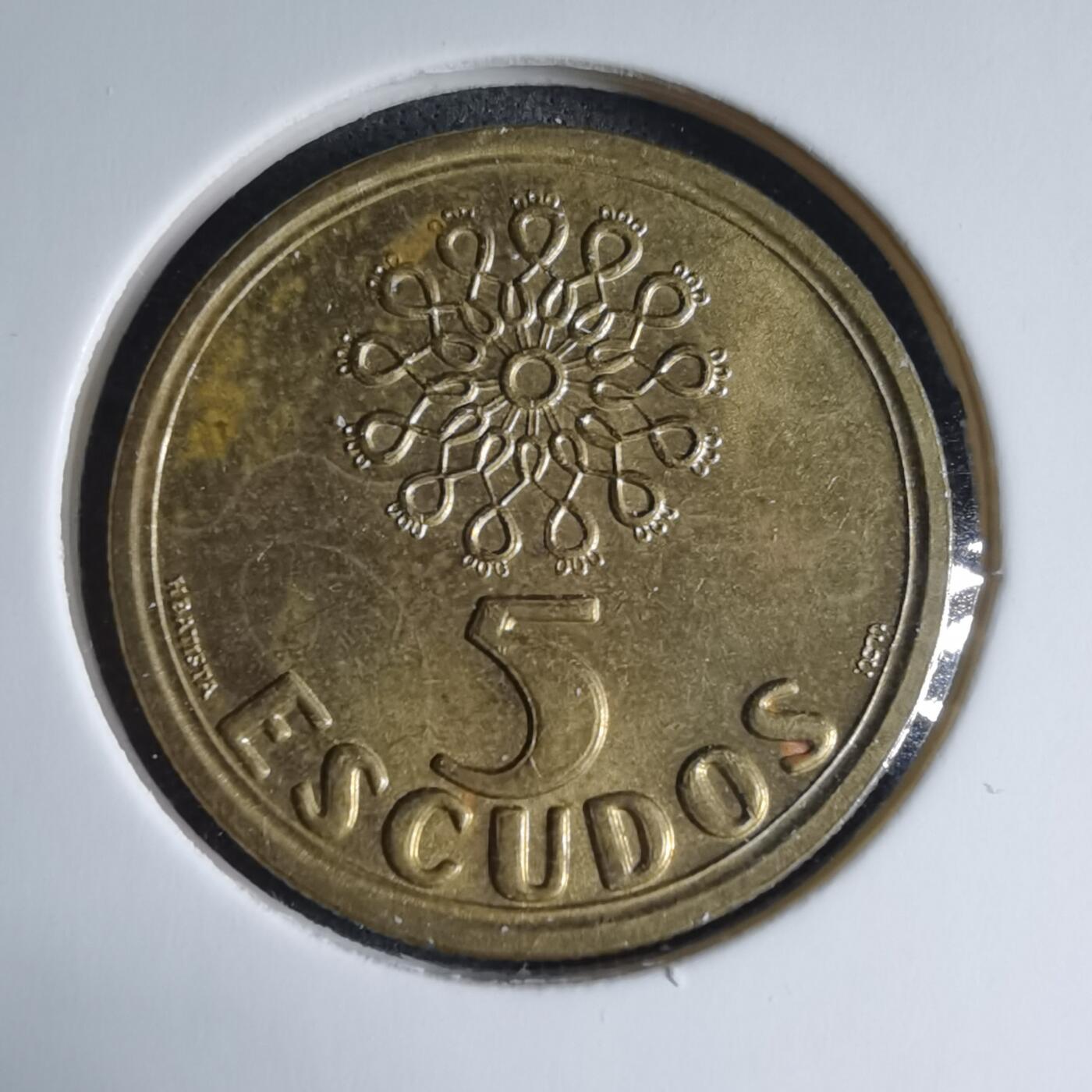 沼泽如烟--第926场 葡萄牙1998年5埃斯库多