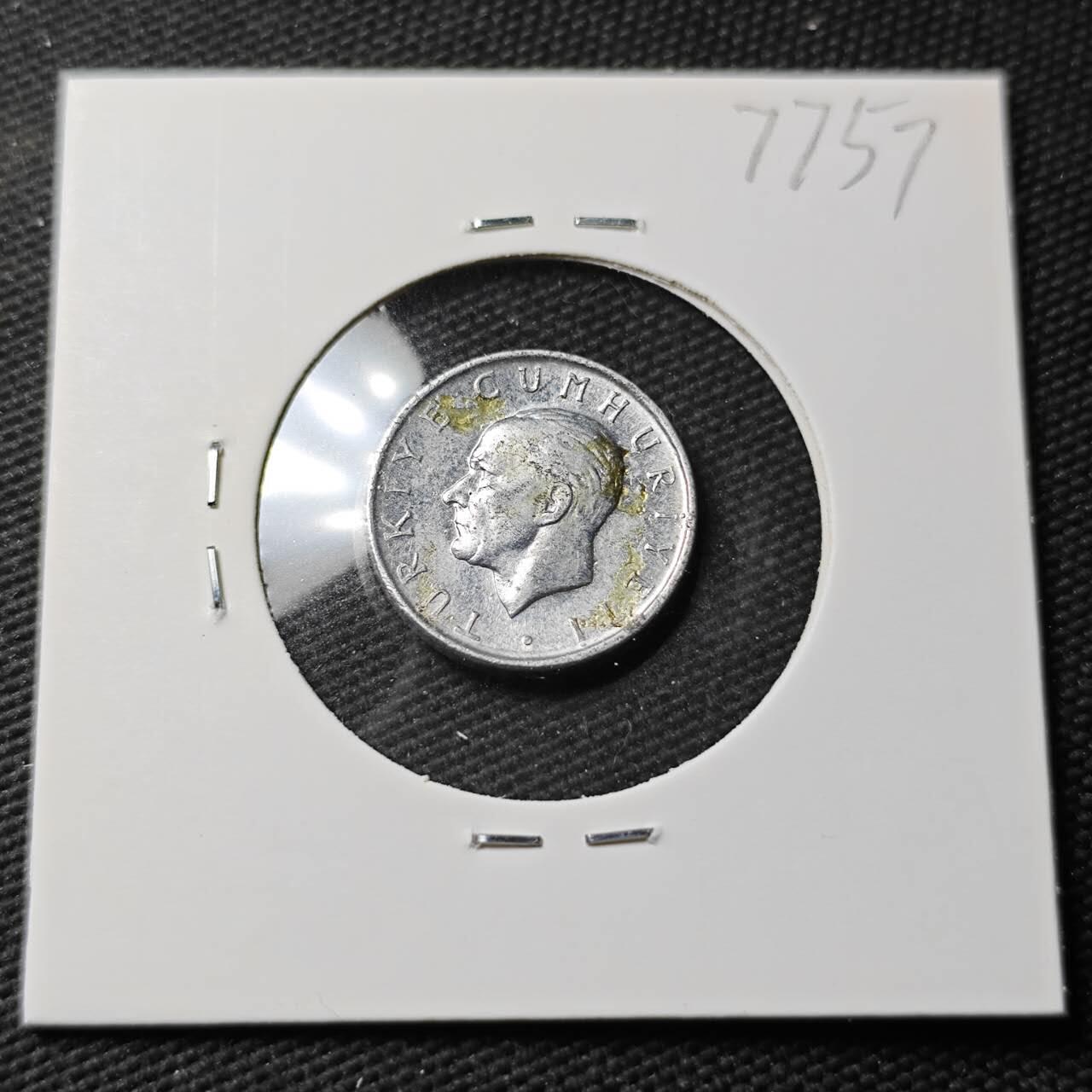 KK钱币收藏小铺 第377期  2月预留时间 周末发货  1981土耳其1里拉