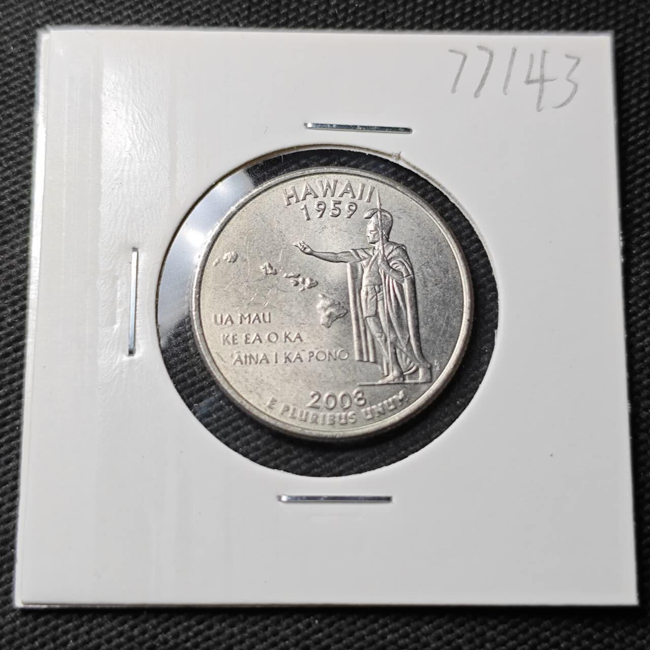 KK钱币收藏小铺 第377期  2月预留时间 周末发货  美国25分纪念币 好品