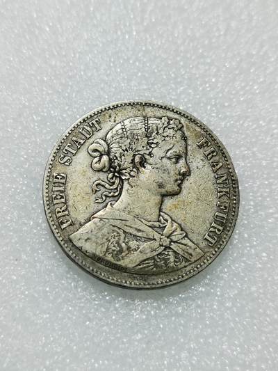 天下钱庄专场欢迎参拍 - 法兰克福少女1泰勒银币