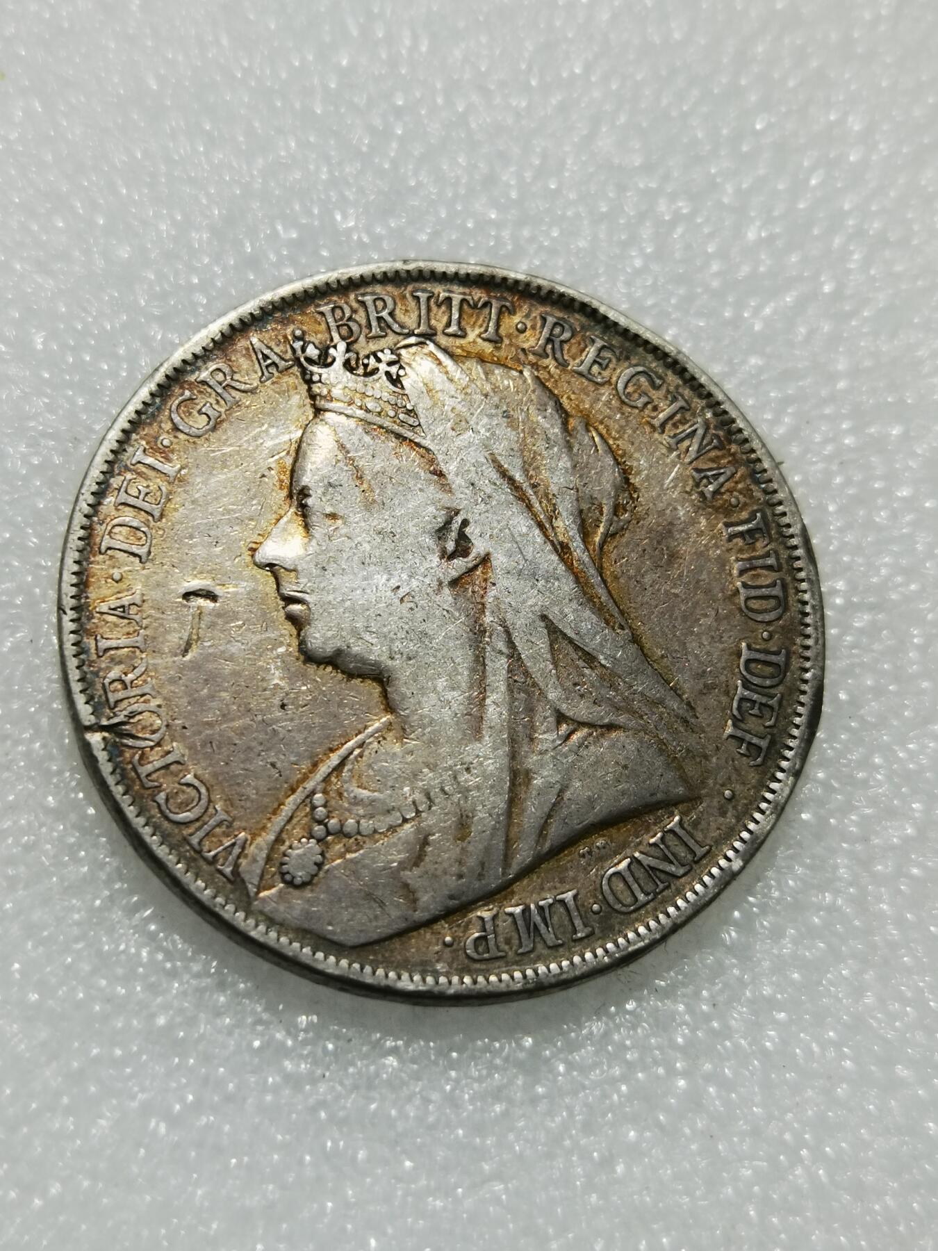 天下钱庄专场欢迎参拍 英国维多利亚披纱马剑银币