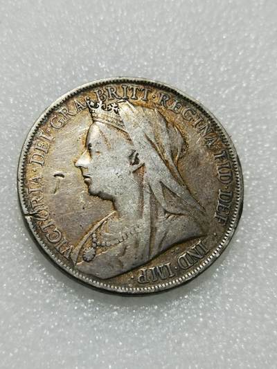 天下钱庄专场欢迎参拍 - 英国维多利亚披纱马剑银币