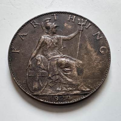 🌹外币初藏🌹🐯2025年第139场  每周二四六晚8️⃣点 接代拍 - 英国1924年一法新