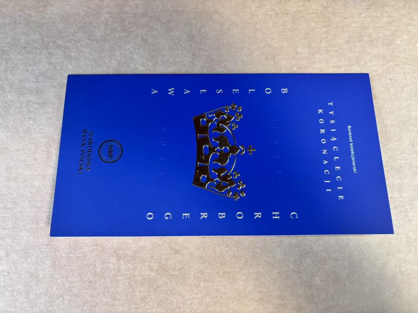 【Blue Auction】世界纸币精拍第760期——18级TOP拍卖/信誉/品质/专业/高效💫 【带册 9601倒置号】波兰 2025年20兹罗提 纪念钞 全新UNC