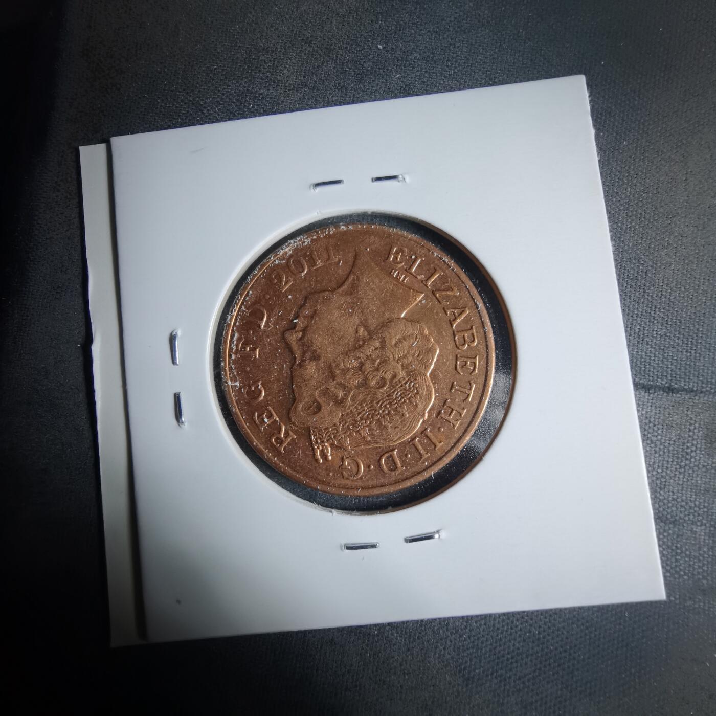 沼泽如烟--第927场 英国2011年2便士