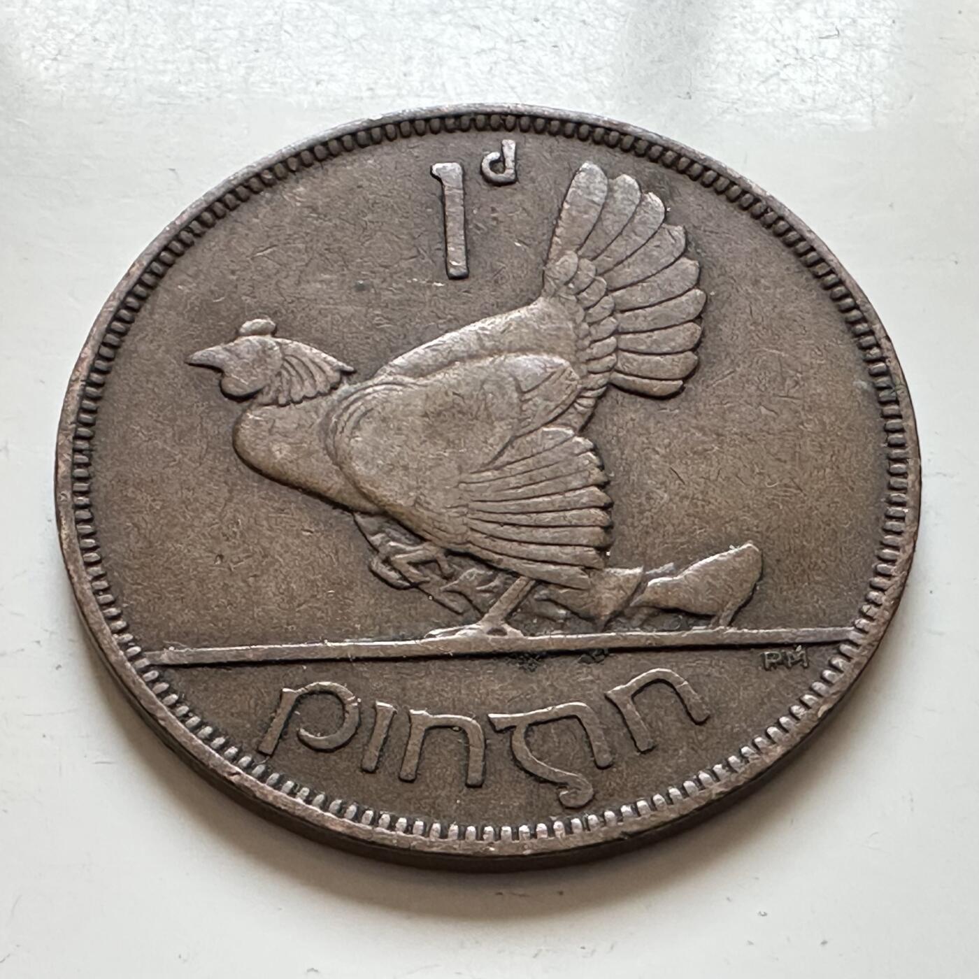 🌹外币初藏🌹🐯2025年第139场  每周二四六晚8️⃣点 接代拍 爱尔兰1931年自由邦一便士b