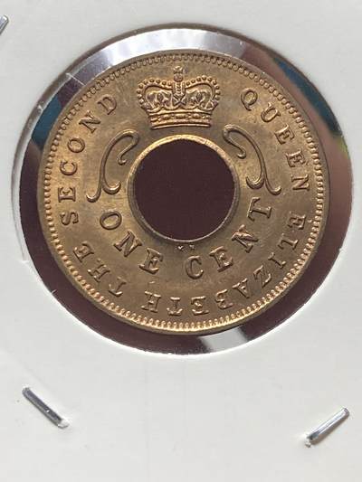 2025年第一百三十五场(总第一百六十一场）外国好品纸夹散币场(免佣金) - 原光全新–英属东非1959年1分(伊丽莎白二世时期，KN标，金斯诺顿厂)