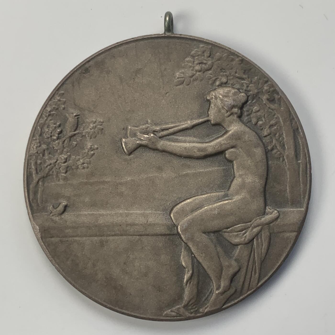 掌中浮雕-藏着的欧洲第045场 1935年德国银奖章，40mm，23g，背面标有990