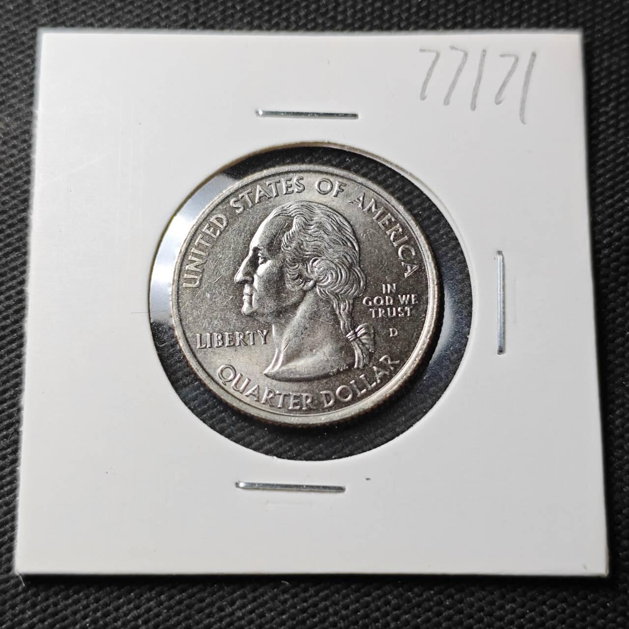 KK钱币收藏小铺 第377期  2月预留时间 周末发货  美国25分纪念币