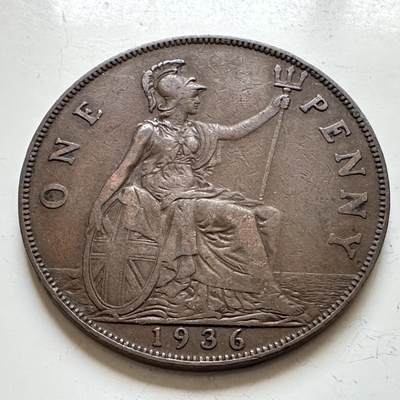 🌹外币初藏🌹🐯2025年第139场  每周二四六晚8️⃣点 接代拍 - 英国1936年一便士