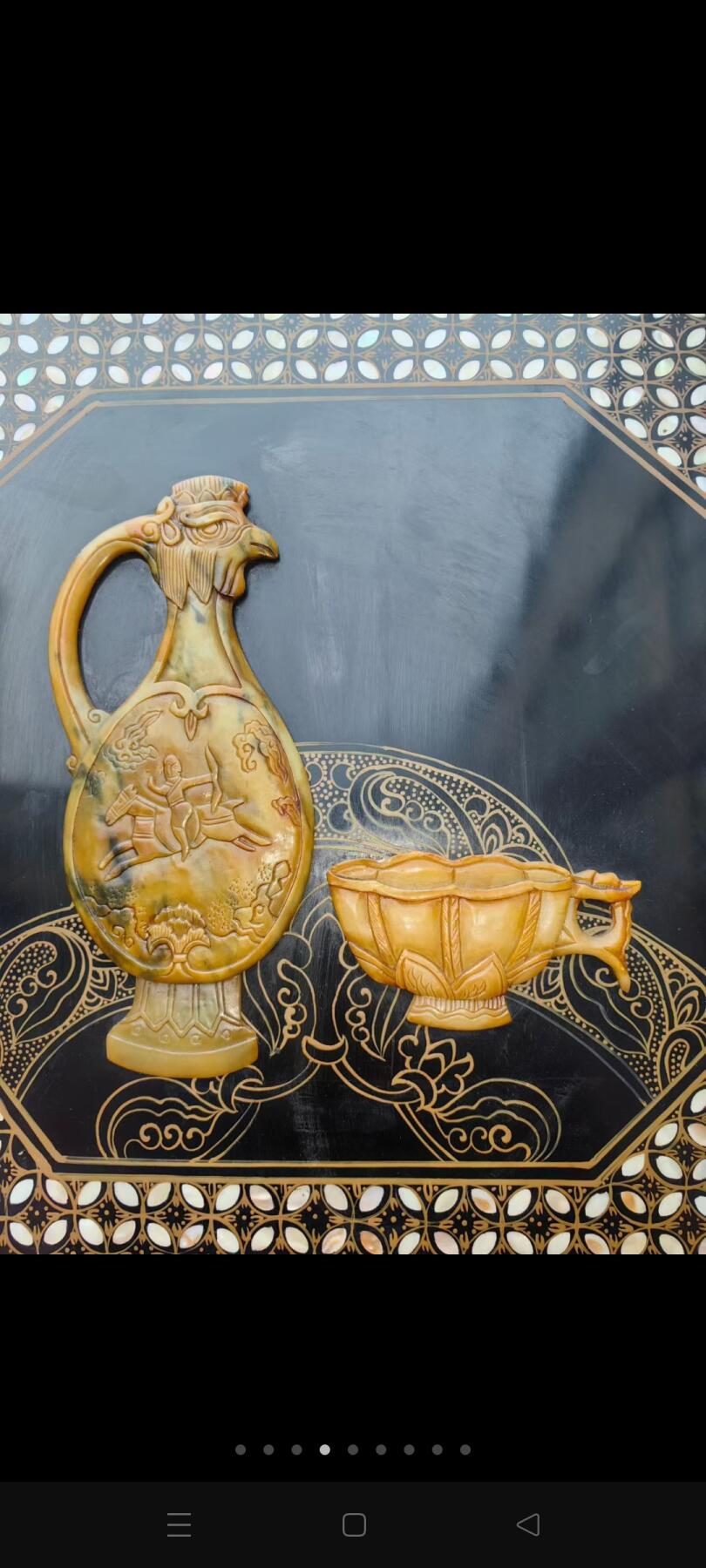 民国时期六片一套屏方玉石镶嵌，人物形象栩栩如生，全品相经济实惠耐用，可做隔断，背景墙，装饰装修佳品，入手即用无需忧虑