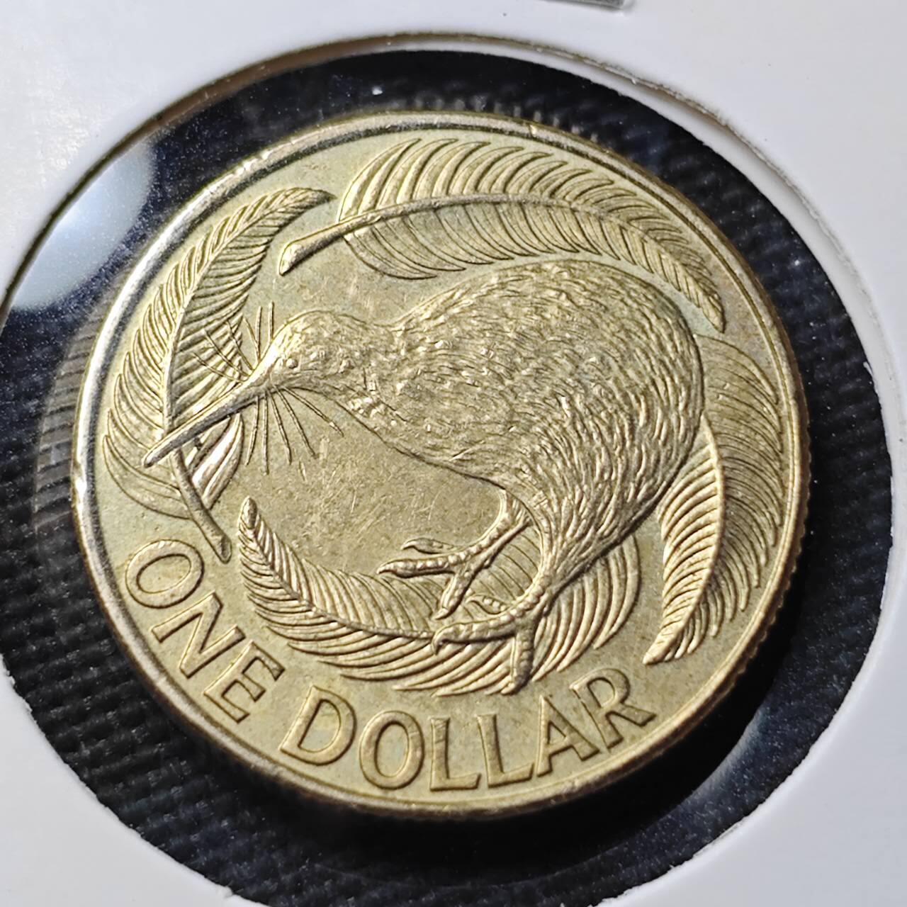 KK钱币收藏小铺 第377期  2月预留时间 周末发货  新西兰1元