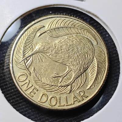 KK钱币收藏小铺 第377期  2月预留时间 周末发货 -  新西兰1元