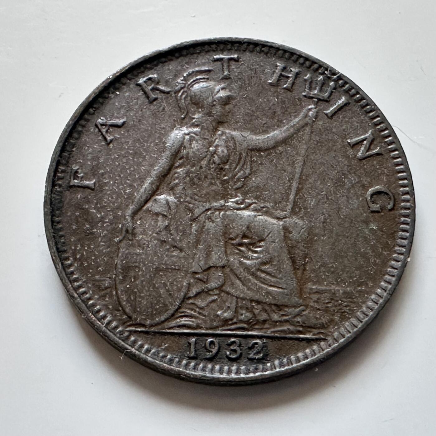 🌹外币初藏🌹🐯2025年第139场  每周二四六晚8️⃣点 接代拍 英国1932年一法新 b