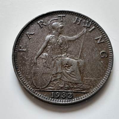 🌹外币初藏🌹🐯2025年第139场  每周二四六晚8️⃣点 接代拍 - 英国1932年一法新 b