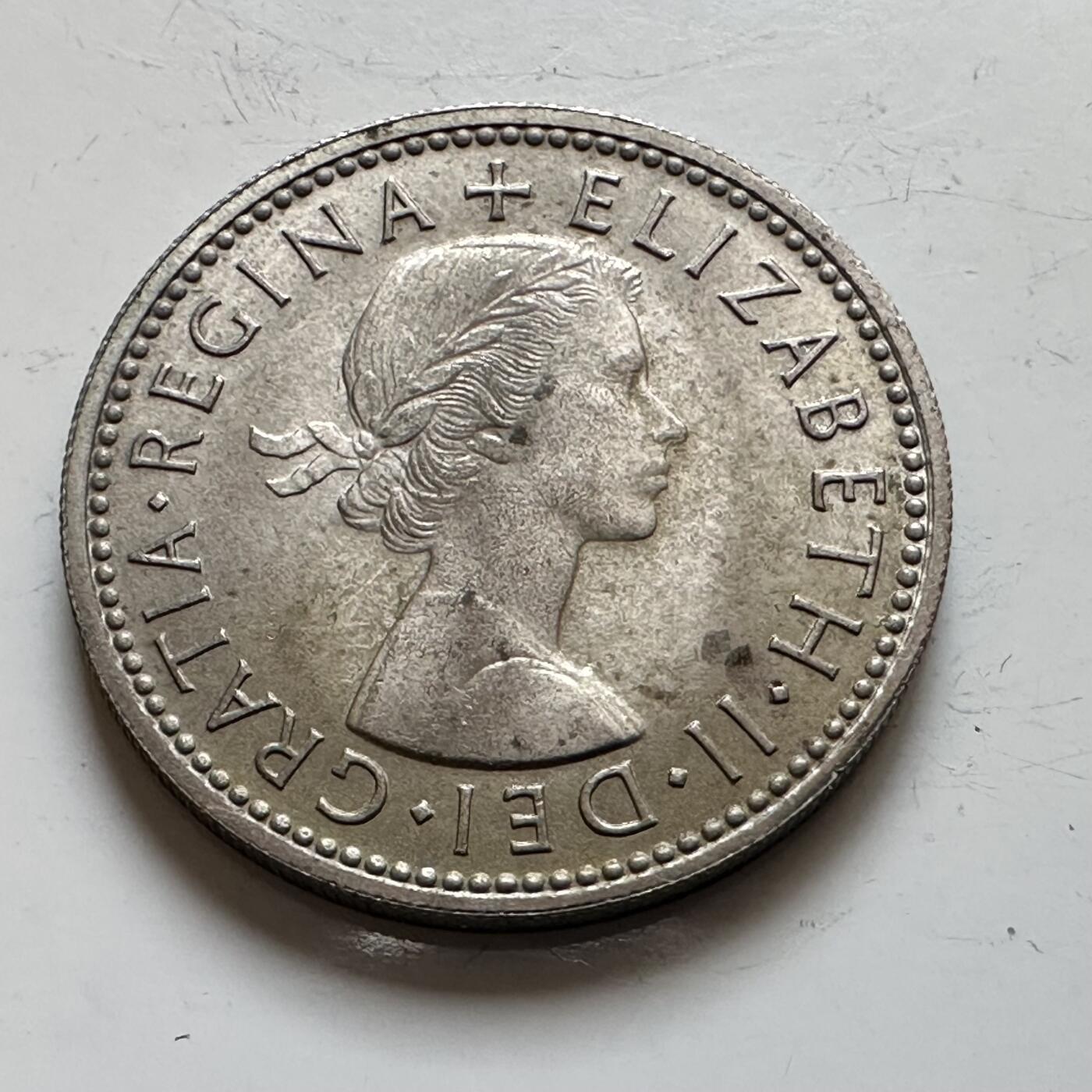 🌹外币初藏🌹🐯2025年第139场  每周二四六晚8️⃣点 接代拍 英国1961年一先令