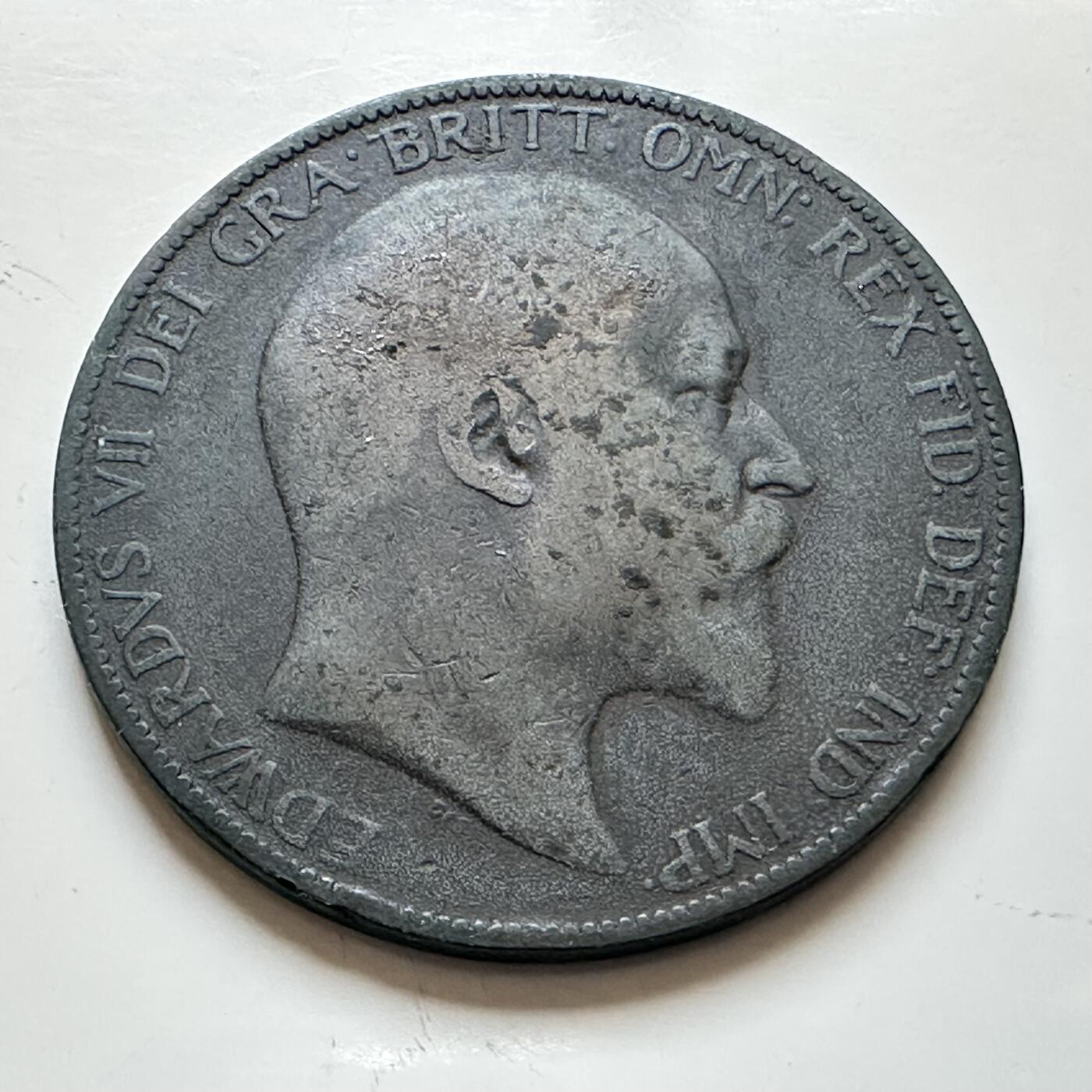 🌹外币初藏🌹🐯2025年第139场  每周二四六晚8️⃣点 接代拍 英国1906年一便士