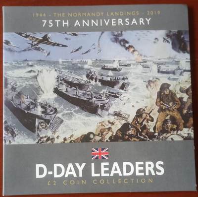 ❤️【币观天下】❤️ 第334期钱币拍卖- 2025.12.12周五晚上6点半场-长期征集拍品 - 马恩岛2019年诺曼底登陆两镑MS 乔治六世 丘吉尔 蒙哥马利