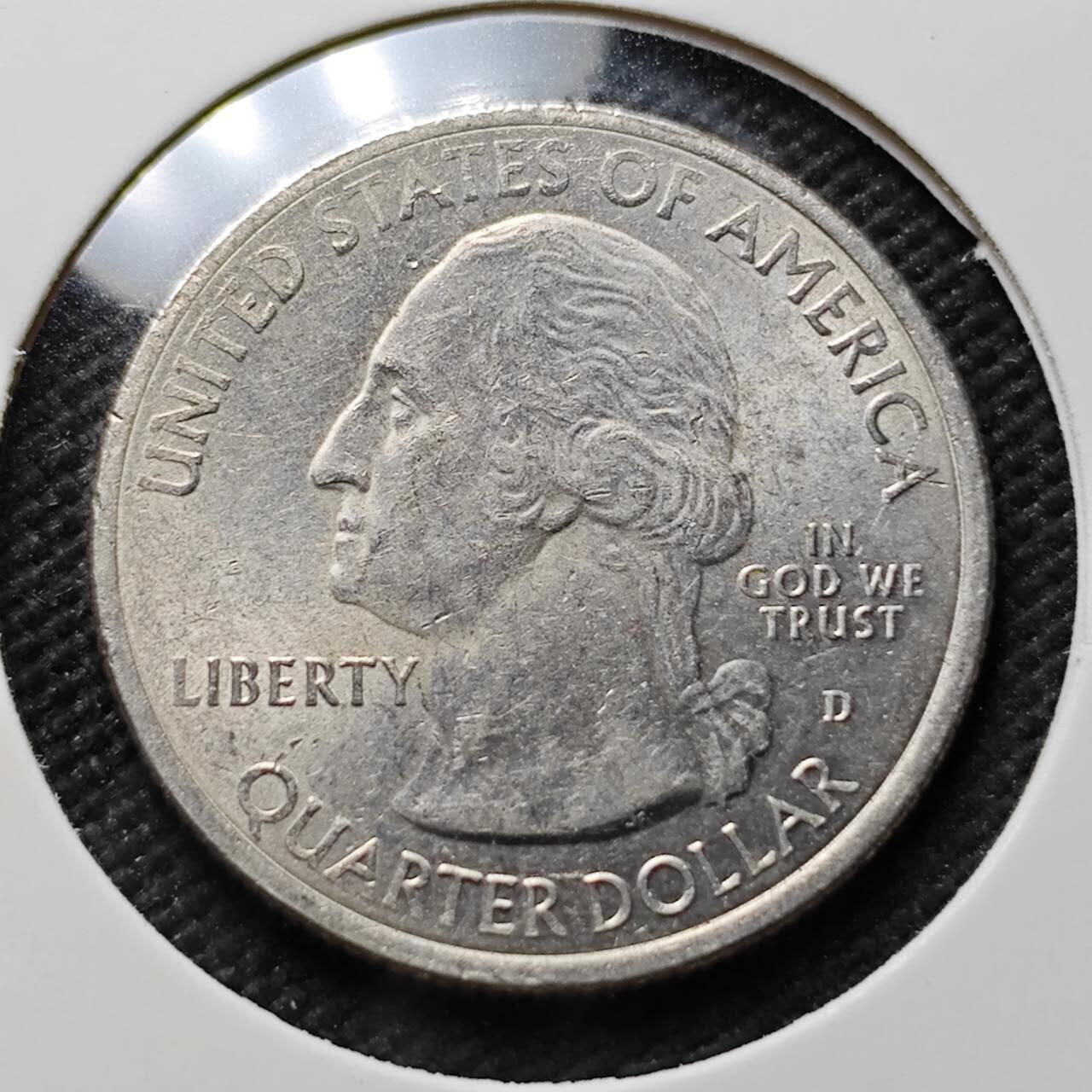 KK钱币收藏小铺 第376期  2月预留时间 周末发货  美国25分纪念币