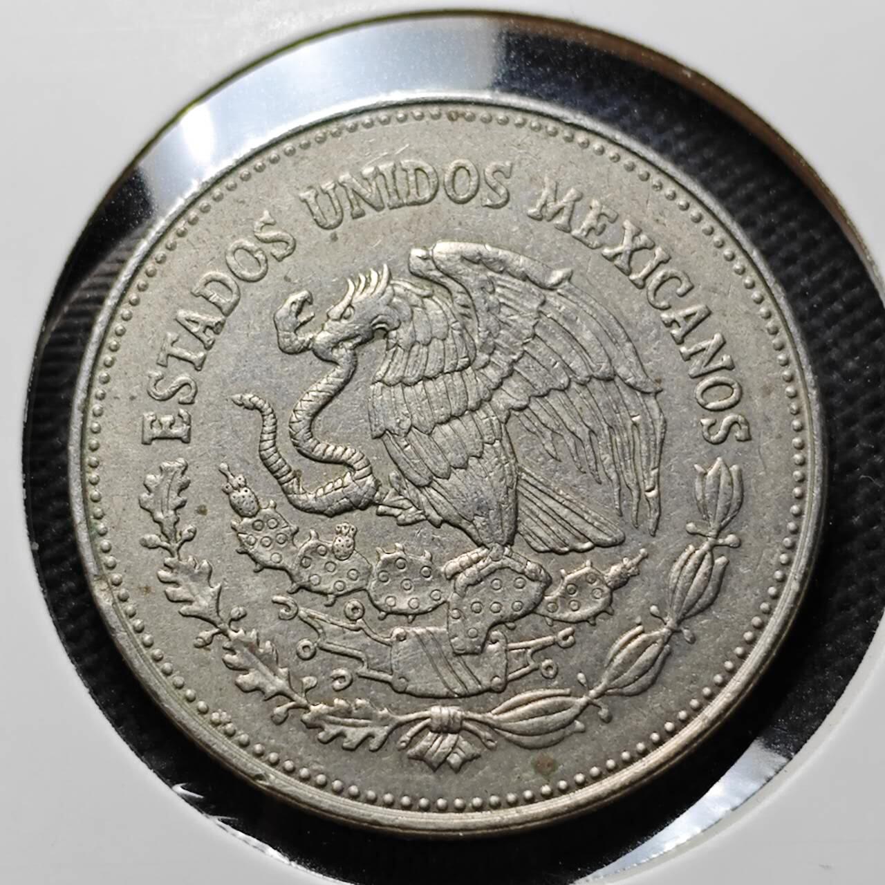 KK钱币收藏小铺 第377期  2月预留时间 周末发货  1986墨西哥200比索纪念币 世界杯纪念币