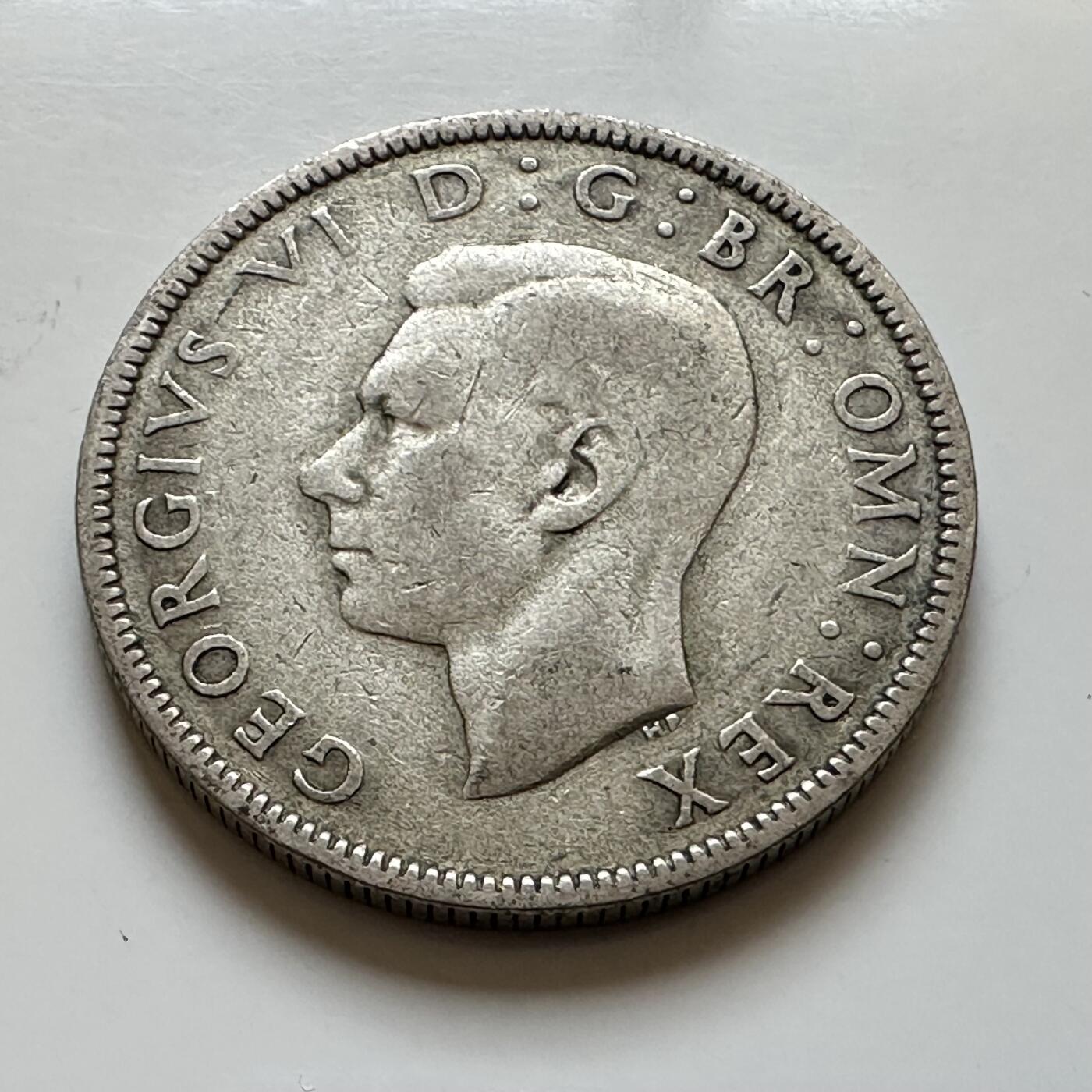 🌹外币初藏🌹🐯2025年第139场  每周二四六晚8️⃣点 接代拍 英国1943年 2先令银币