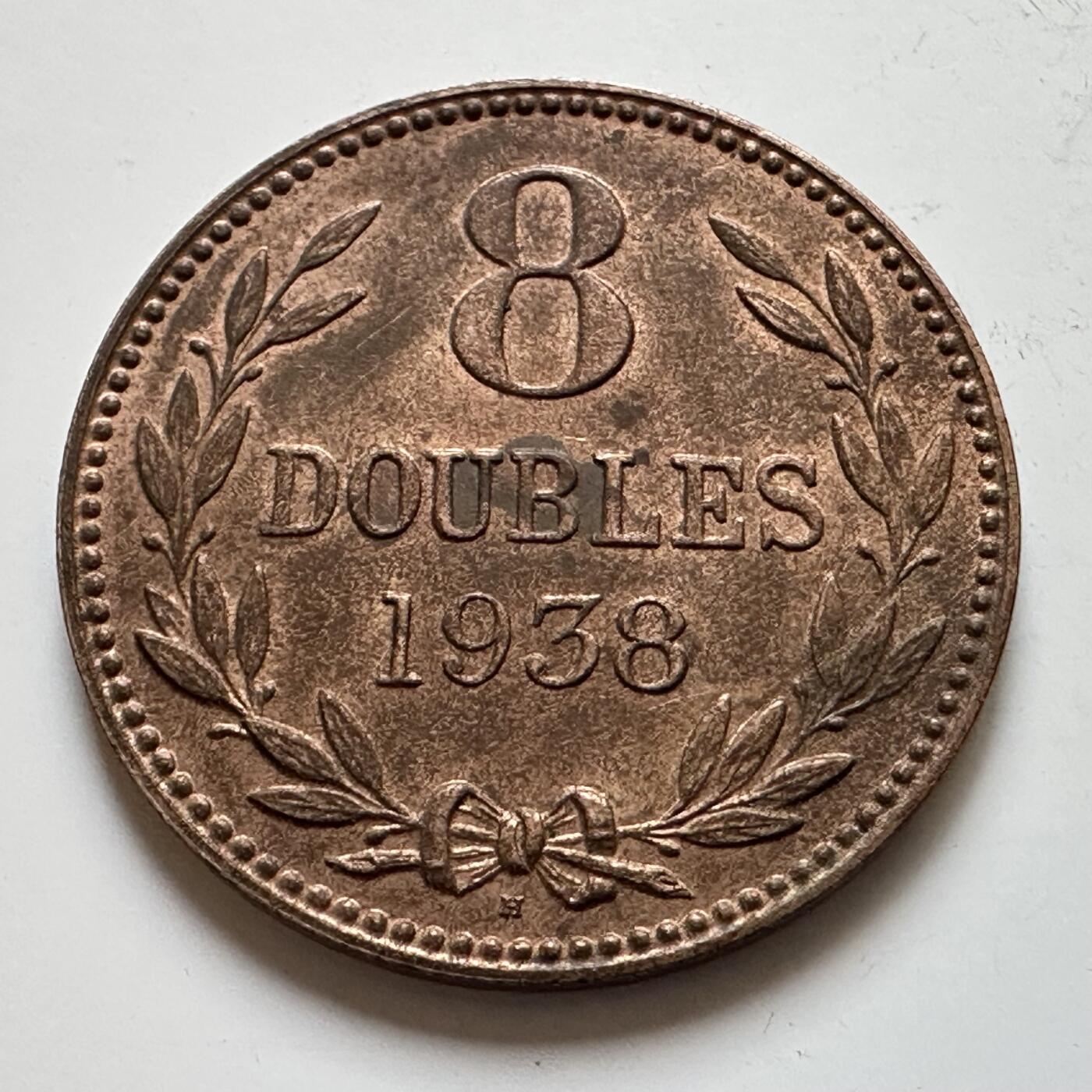 🌹外币初藏🌹🐯2025年第139场  每周二四六晚8️⃣点 接代拍 根西岛1938年8道布