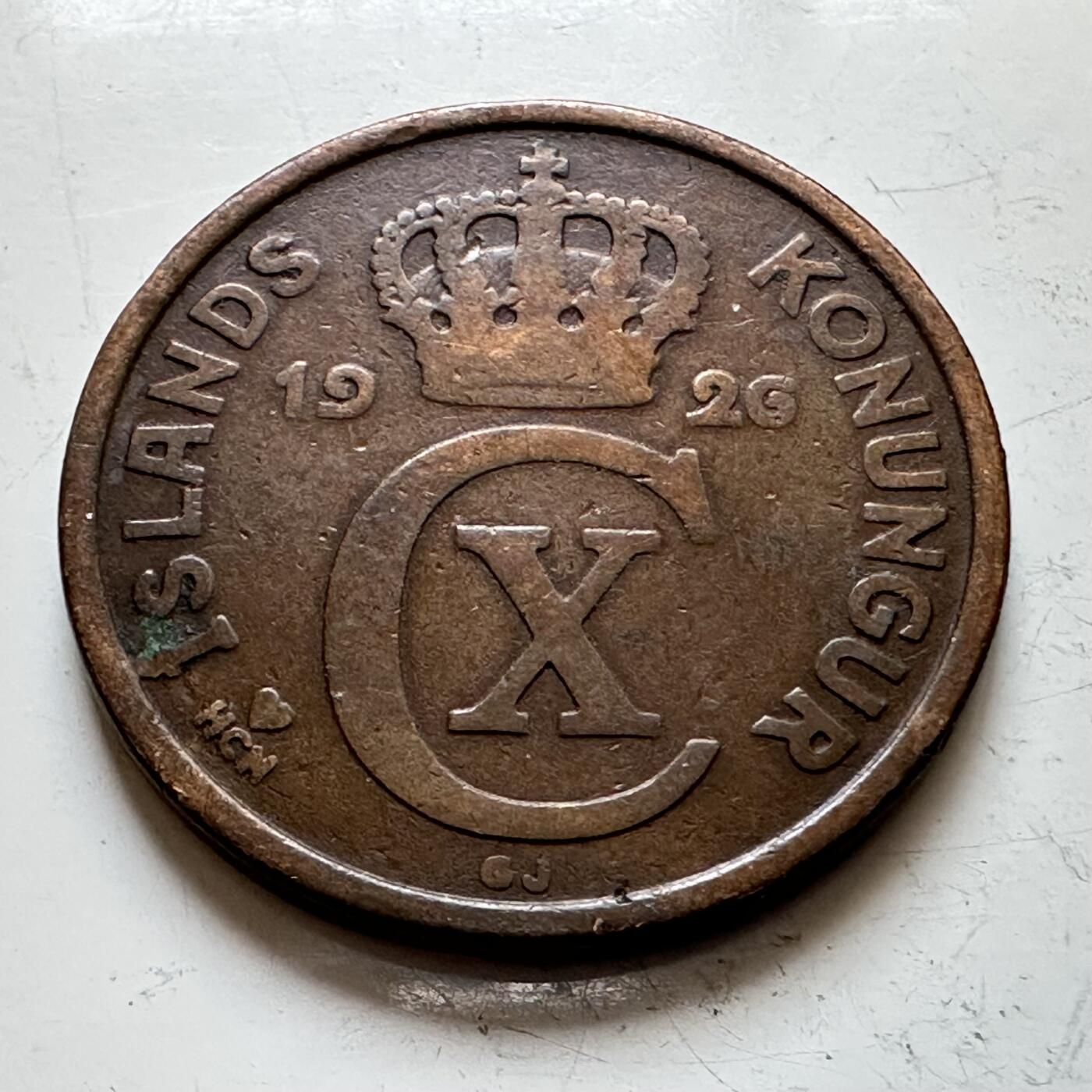 🌹外币初藏🌹🐯2025年第139场  每周二四六晚8️⃣点 接代拍 丹属冰岛1926年五奥拉