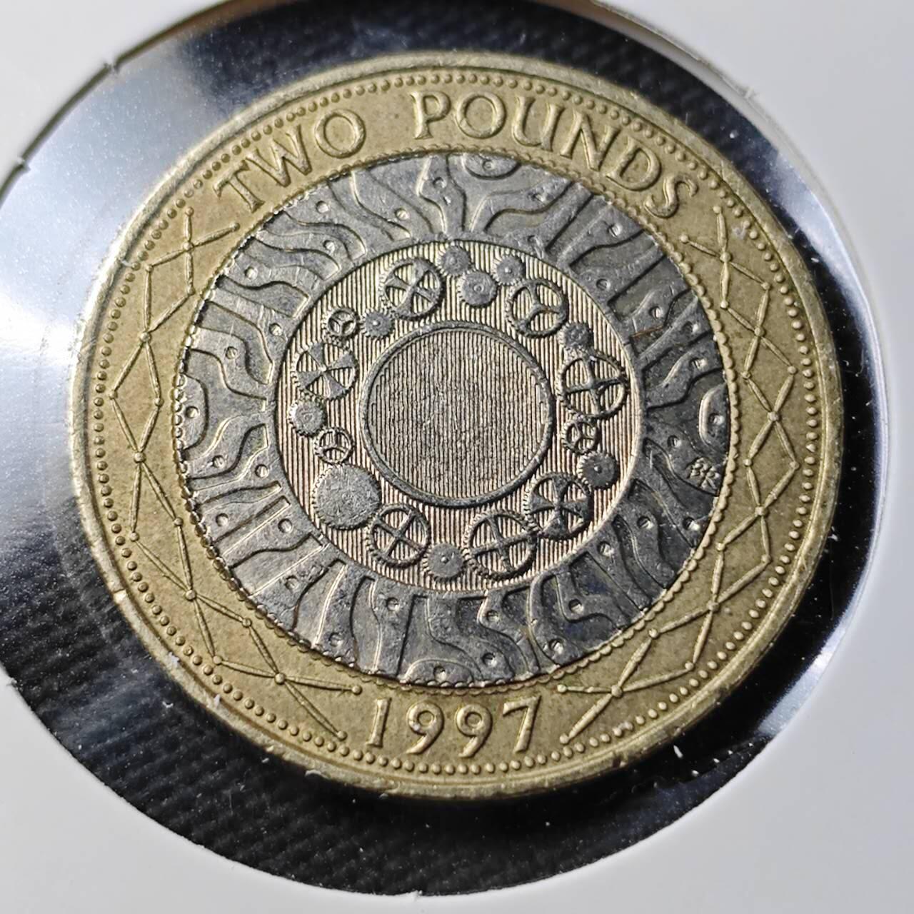 KK钱币收藏小铺 第377期  2月预留时间 周末发货  英国2镑双色币