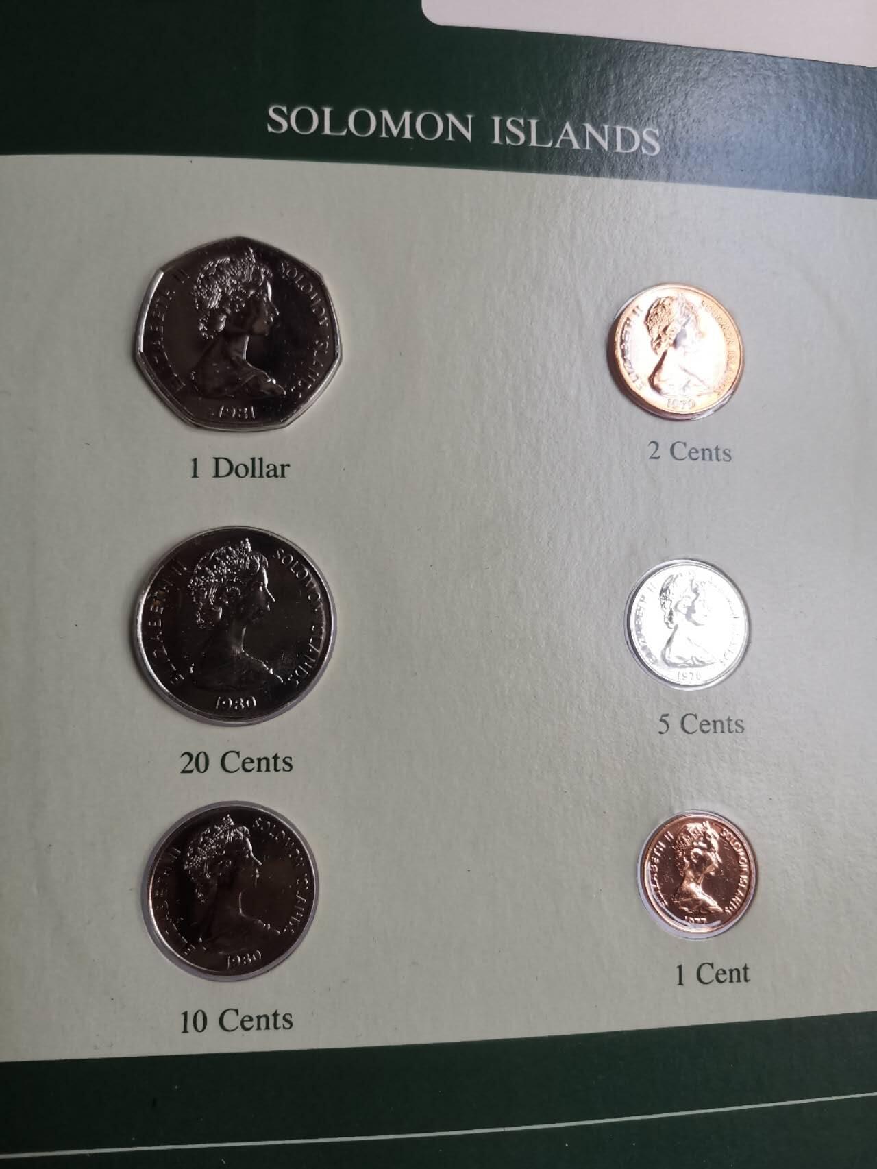 巨藏钱币第七期硬币场12月12号20点开拍 所罗门群岛富兰克林邮币卡封装套币