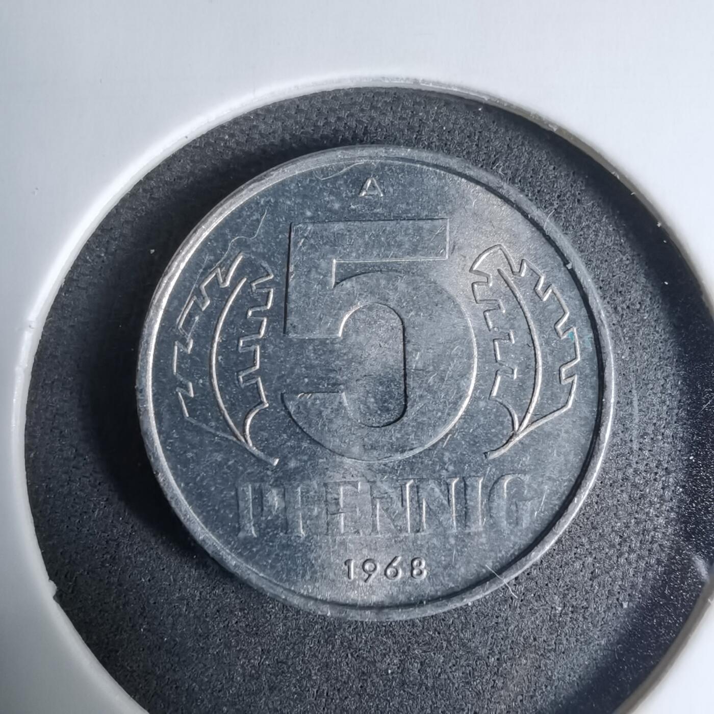 沼泽如烟--第927场 东德1968年5芬尼