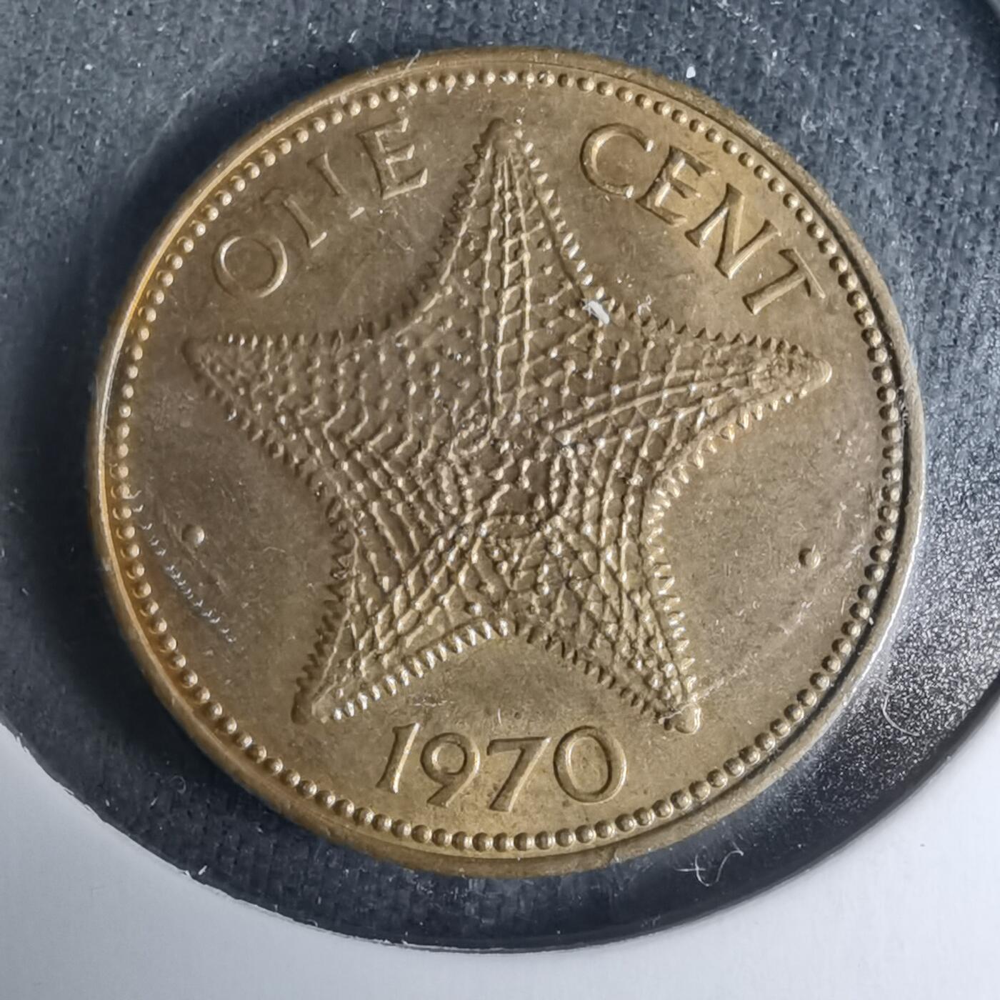 沼泽如烟--第927场 巴哈马1970年一分