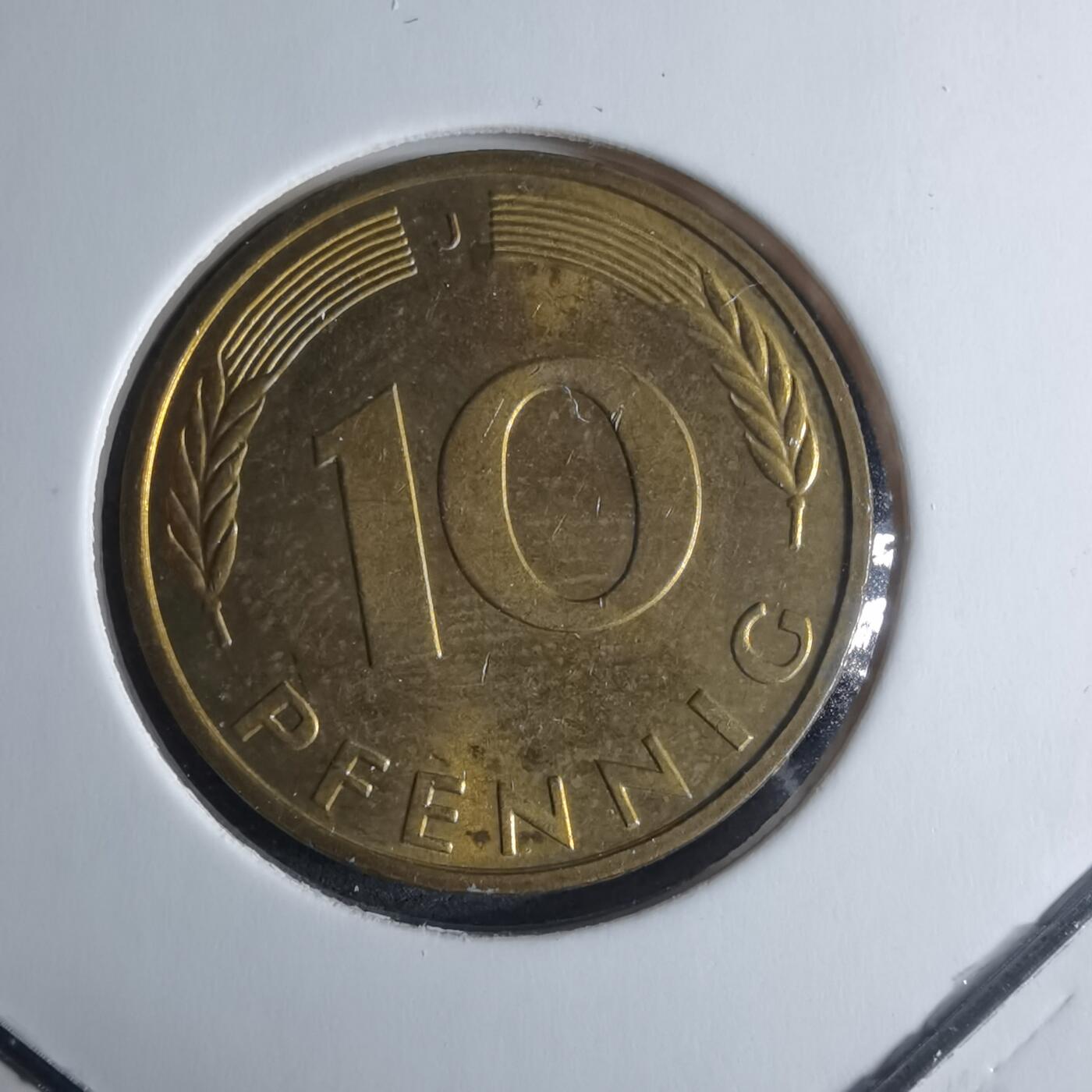 沼泽如烟--第926场 德国1993年10芬尼