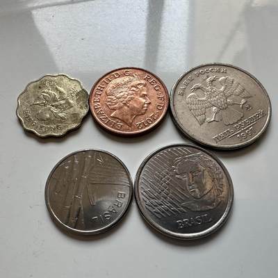 🌹外币初藏🌹🐯2025年第139场  每周二四六晚8️⃣点 接代拍 - 散币五枚