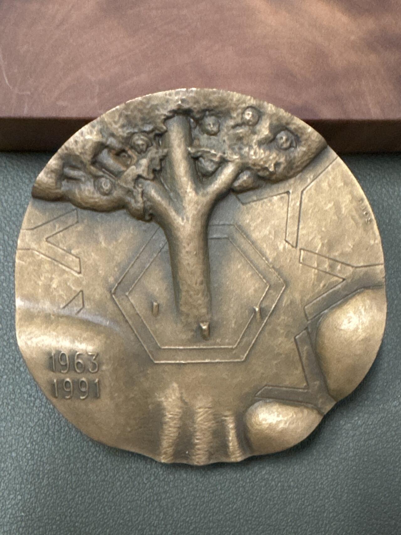 ❤️【币观天下】❤️ 第334期钱币拍卖- 2025.12.12周五晚上6点半场-长期征集拍品 芬兰著名画家哈洛宁超大纪念铜章331.3G