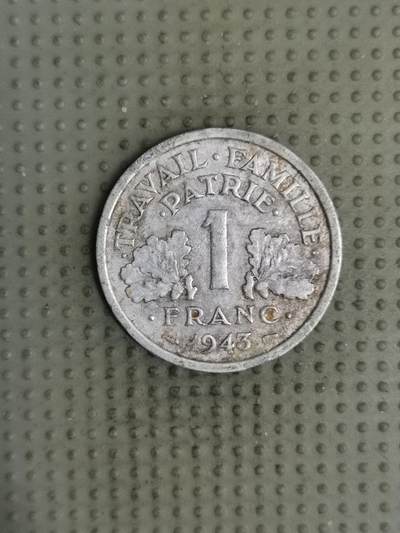2025年第137场各国散币拍卖（总第137场） - 维希法国1943年1法郎