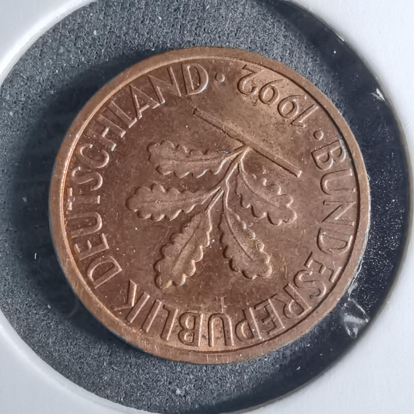 沼泽如烟--第926场 德国1992年1芬尼