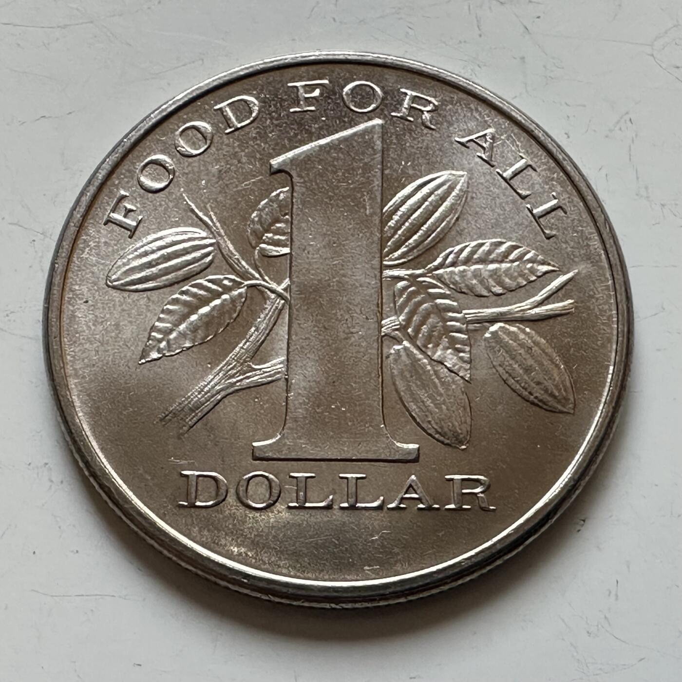 🌹外币初藏🌹🐯2025年第139场  每周二四六晚8️⃣点 接代拍 特立尼达和多巴哥1969年¥1 FAO纪念币