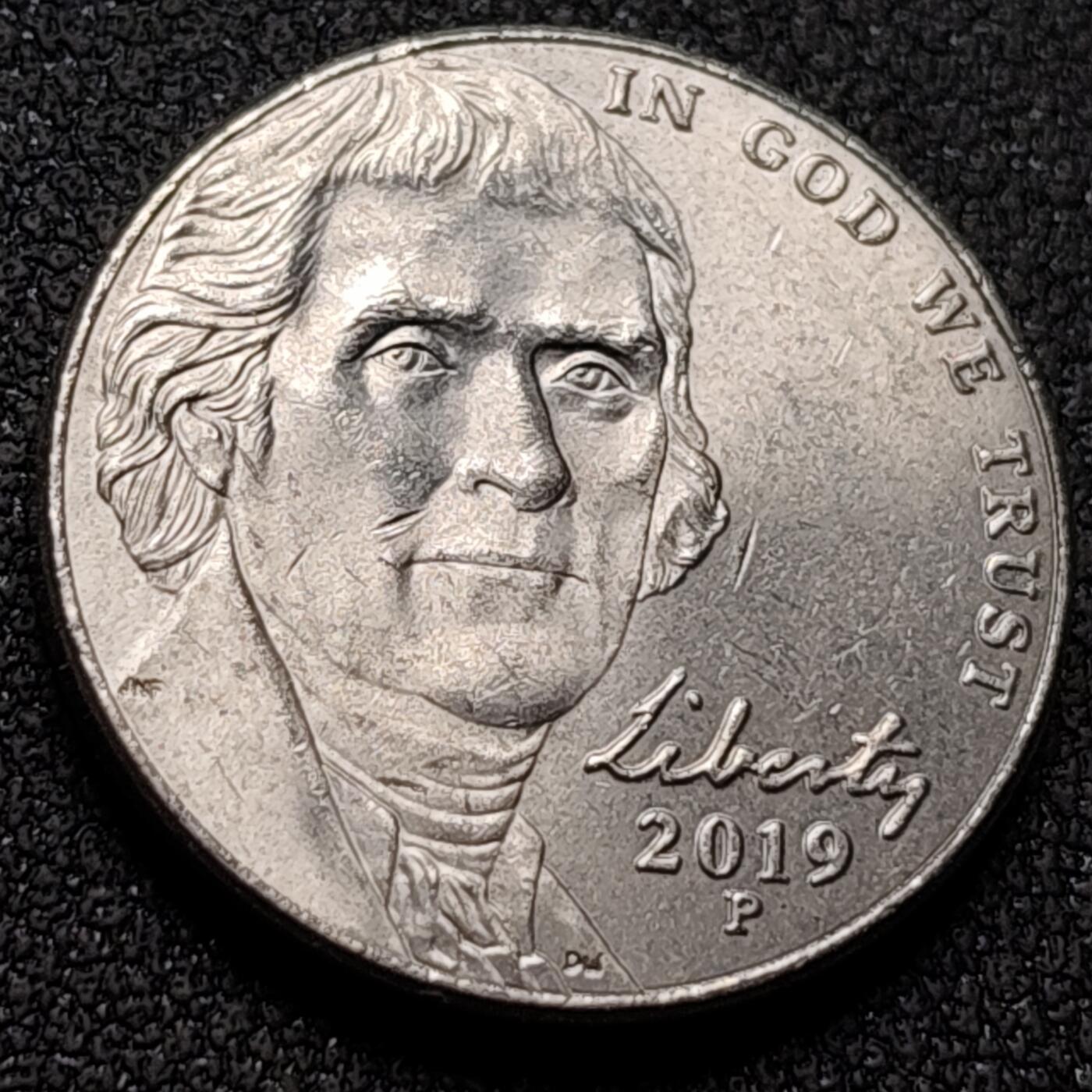 泉币菌-第143场-精品福利场 美国5美分 杰斐逊纪念币