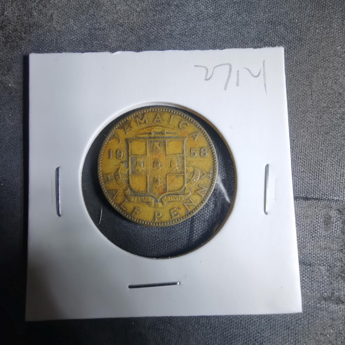 沼泽如烟--第927场 牙买加1958半便士