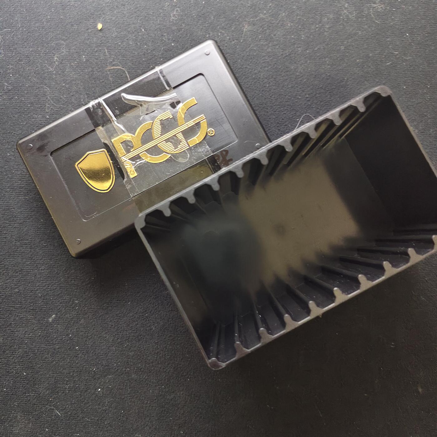 【全场包邮】纯粹捡漏拍485场（免费代拍第22场） 【收藏工具】PCGS评级币收纳盒10枚装黑盒1个