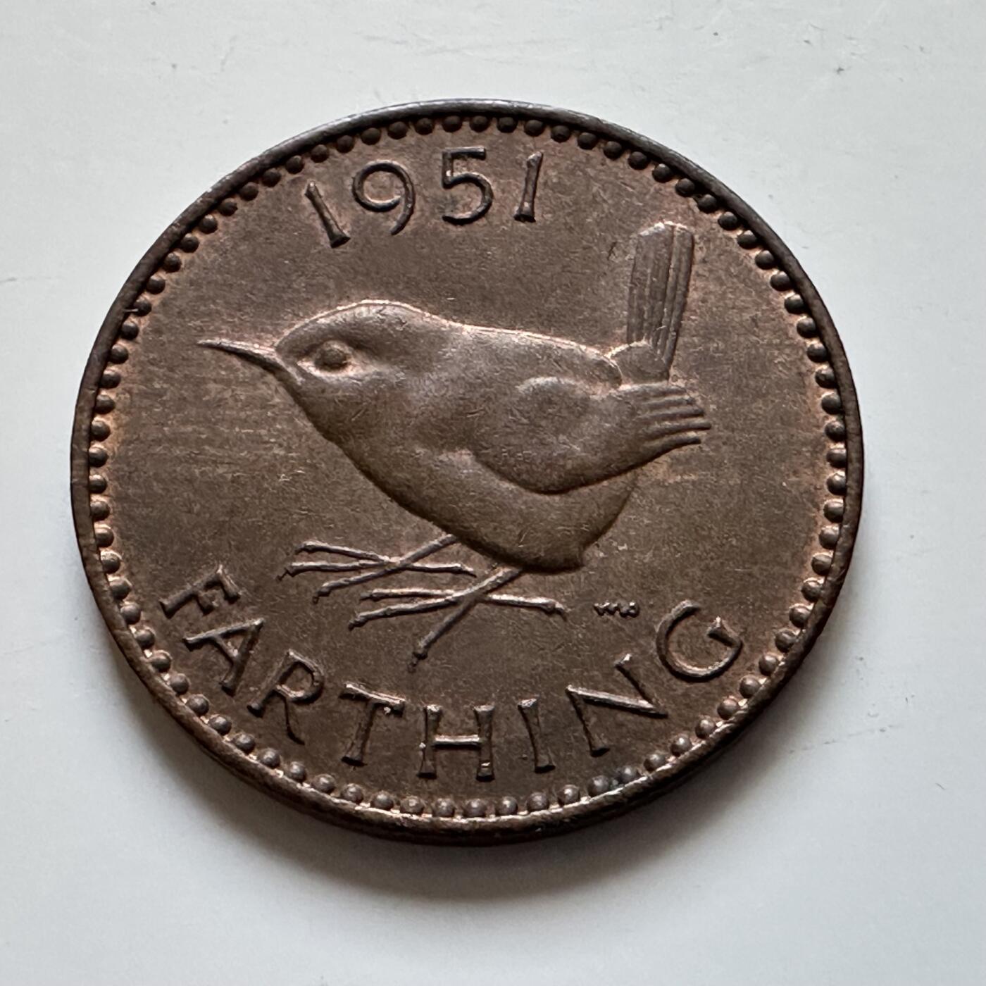 🌹外币初藏🌹🐯2025年第139场  每周二四六晚8️⃣点 接代拍 英国1951年一法新 b