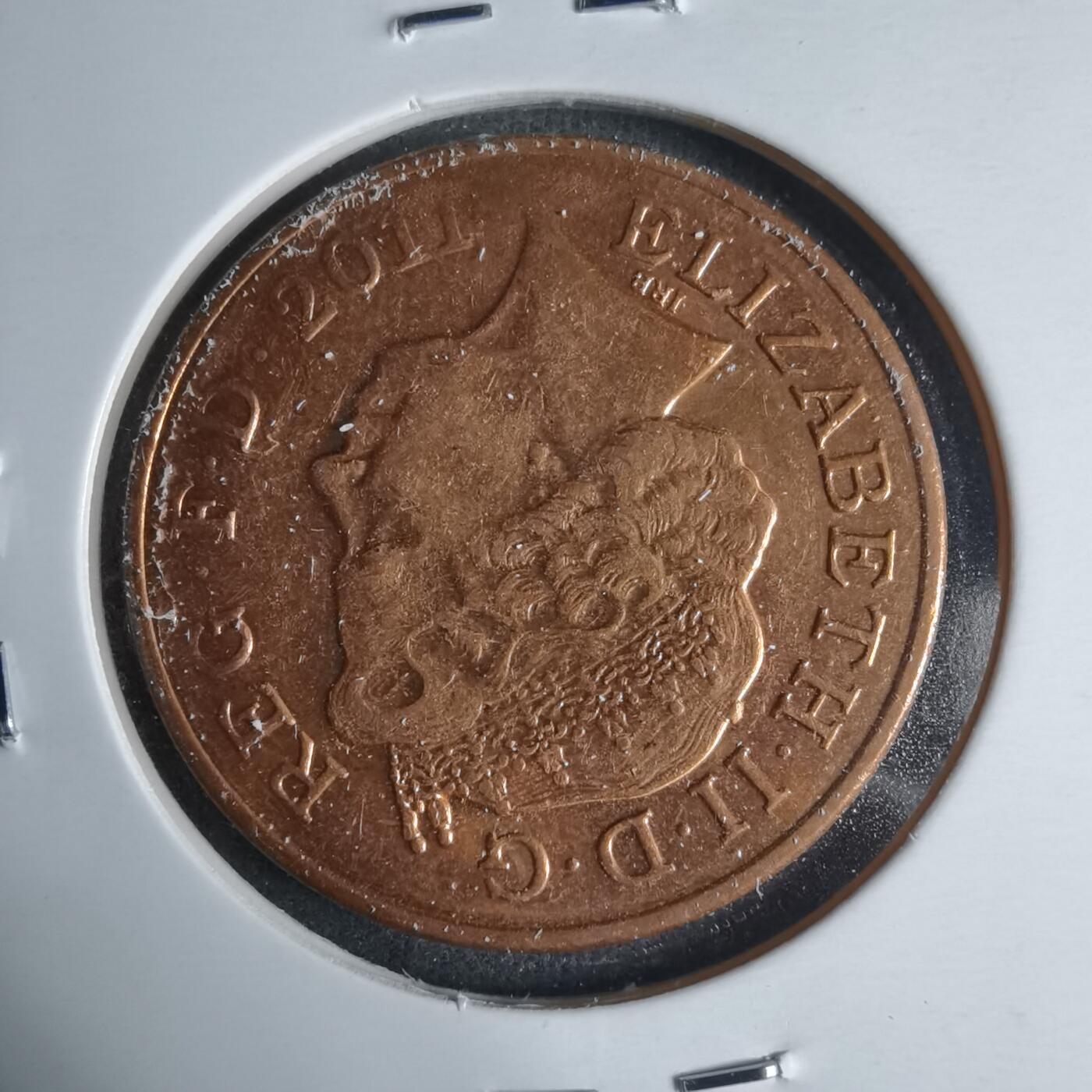 沼泽如烟--第927场 英国2011年2便士