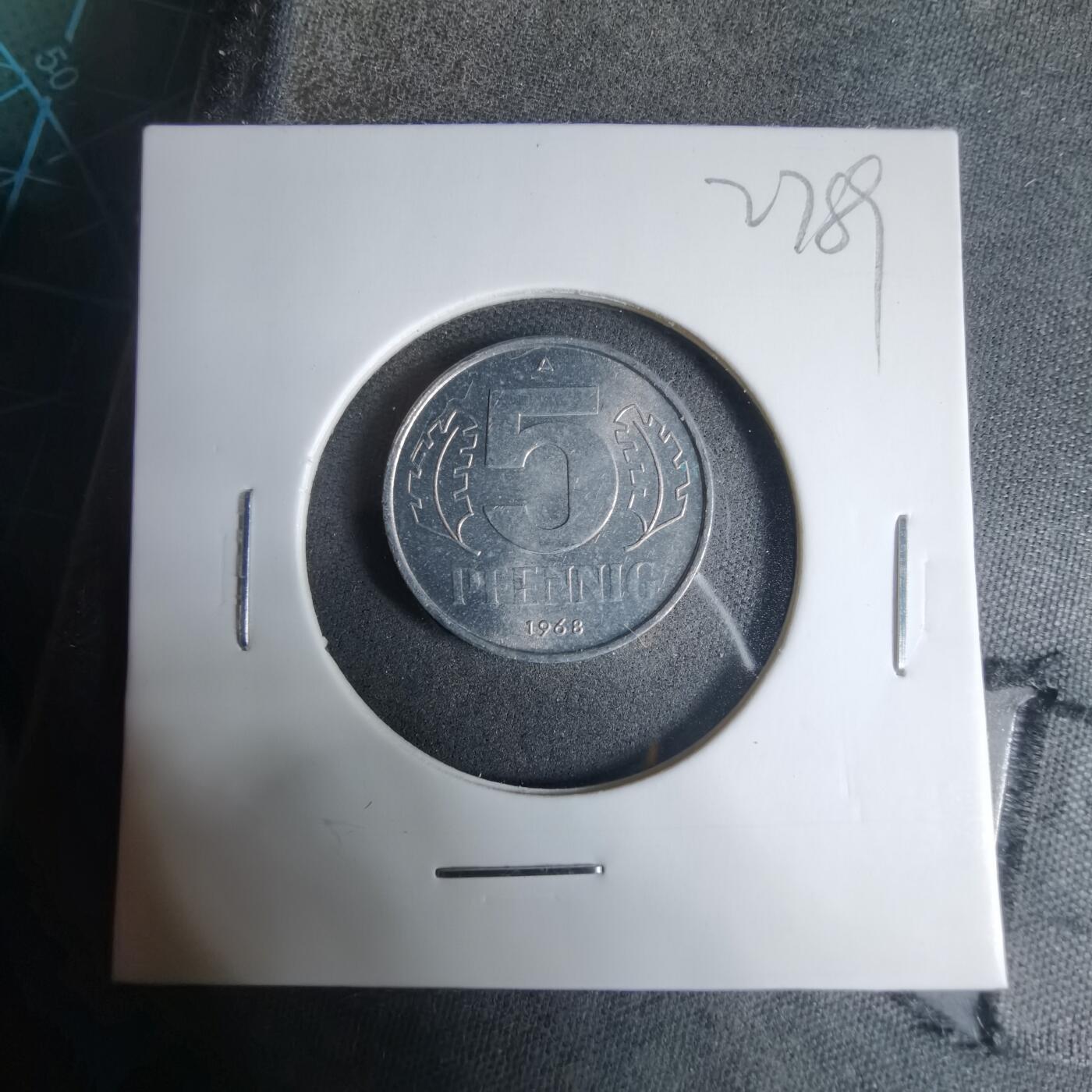 沼泽如烟--第927场 东德1968年5芬尼