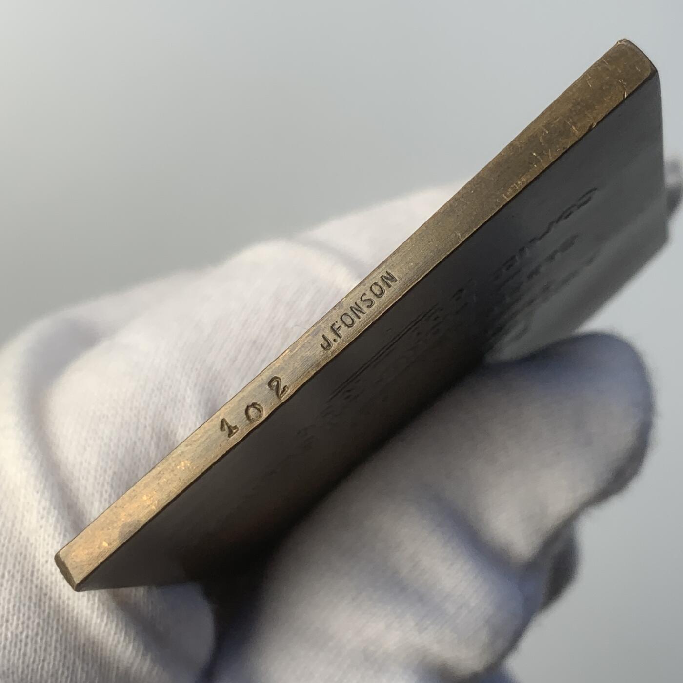 掌中浮雕-藏着的欧洲第045场 1932年比属刚果大铜章，57*72mm，109g