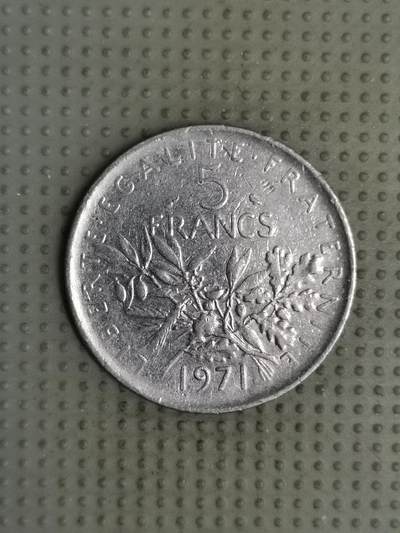 2025年第137场各国散币拍卖（总第137场） - 法国1971年5法郎