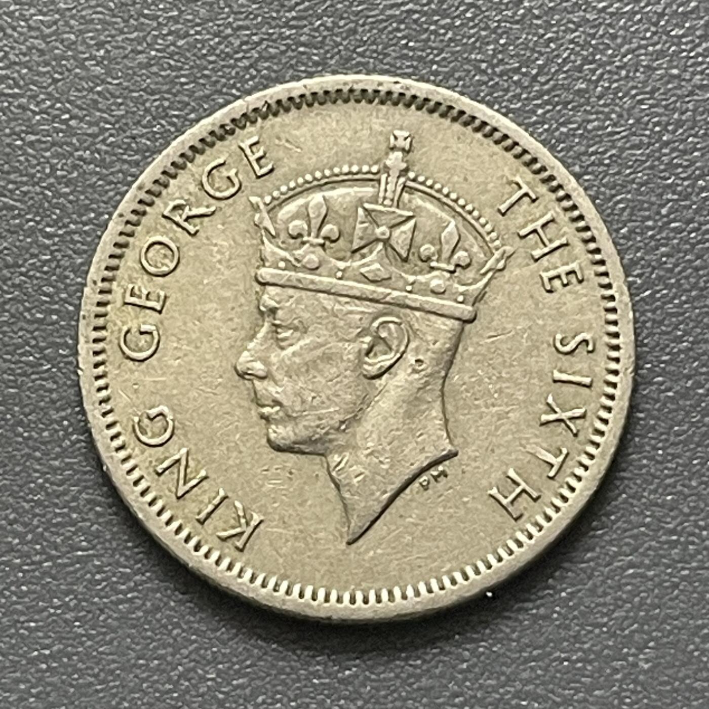 回流1215 英属海峡马来亚1950年10分 乔治六世