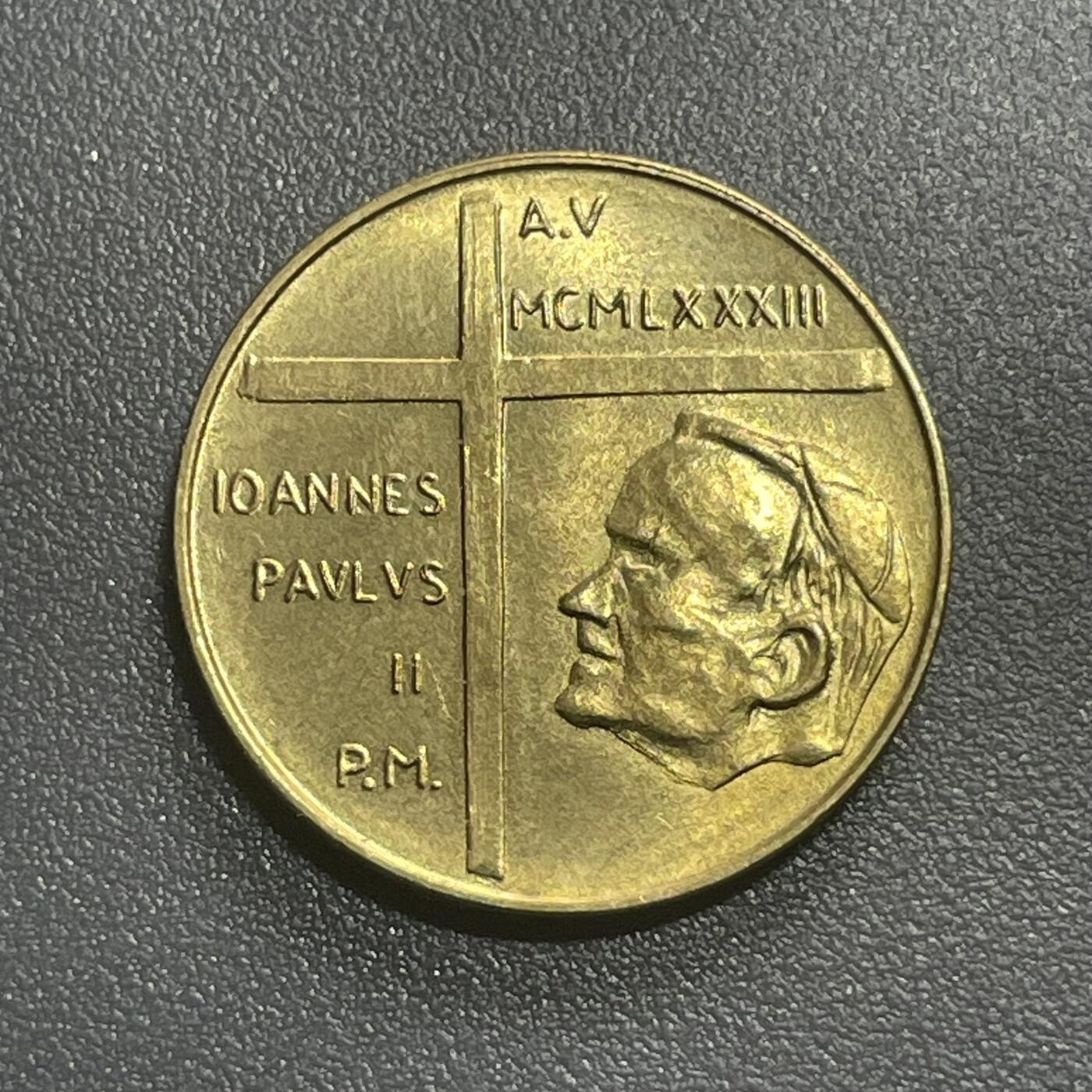 回流1215 梵蒂冈1983年20里拉 教皇保罗二世